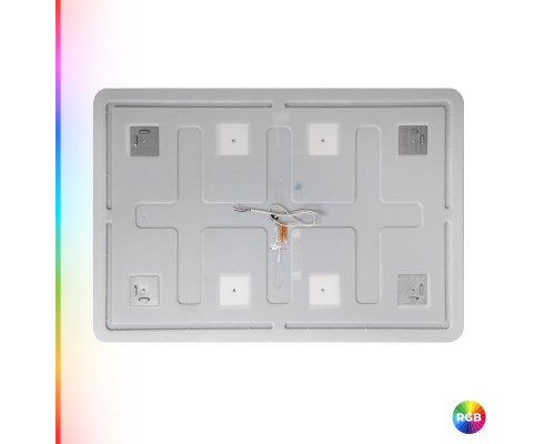 Зеркало Cezares Multicolore 120 CZR-SPC-MC-1200-800-RGB-TCH с подсветкой с сенсорным выключателем и функцией памяти