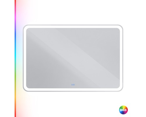 Зеркало Cezares Multicolore 120 CZR-SPC-MC-1200-800-RGB-TCH с подсветкой с сенсорным выключателем и функцией памяти