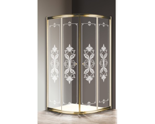 Душевой уголок Cezares GIUBILEO-R-2-90-SCORREVOLE-CP-G