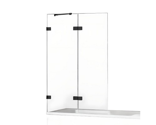 Шторка для ванны NEW TRENDY AVEXA BLACK 100x150 L черный