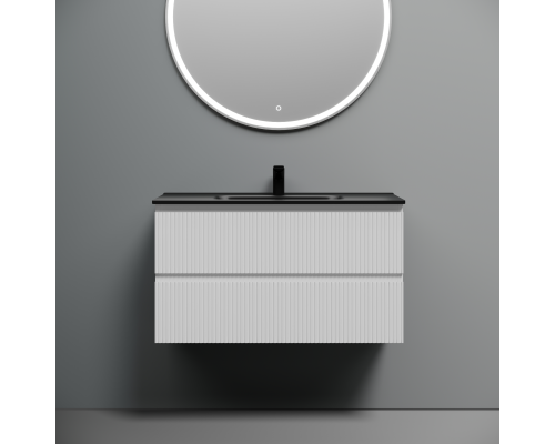 Тумба под раковину подвесная Sancos Snob T 89х44х50, с доводчиками, Bianco, SNT90W