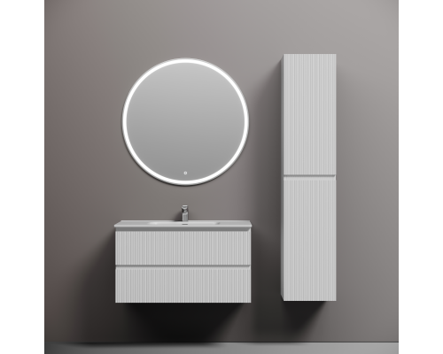 Тумба под раковину подвесная Sancos Snob T 89х44х50, с доводчиками, Bianco, SNT90W