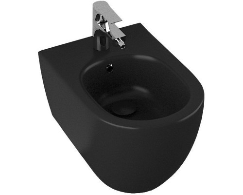 Биде ISVEA Infinity подвесной 365x530x400-чёрный матовый 10NF41001SV-2N