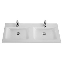Раковина Cezares Eco 120 CZR-1200/480-2-LV-MR-ECO двойная Белая