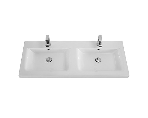 Раковина Cezares Eco 120 CZR-1200/480-2-LV-MR-ECO двойная Белая Раковина Cezares Eco 120 CZR-1200/480-2-LV-MR-ECO двойная Белая
