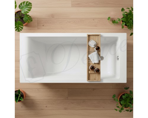 Ванна из литьевого мрамора Delice Diapason 170х80 глянцевая