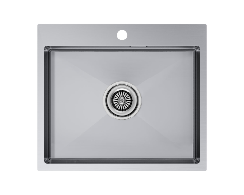 Кухонная мойка Paulmark Brim 59 PM215951-BS Брашированная сталь