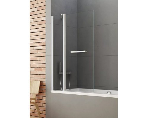 Шторка для ванны NEW TRENDY NEW SOLEO 100x140 хром
