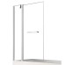 Шторка для ванны NEW TRENDY NEW SOLEO 100x140 хром