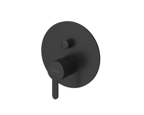 Смеситель для душа Cezares LEAF-VDIM-NOP Черный матовый