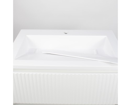 Раковина для ванной 80 см, Uperwood Next Premium, белая глянцевая