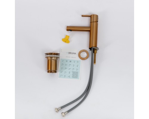 Смеситель для раковины Cezares Leaf LEAF-LSM1-SS Sunset