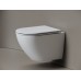 Унитаз подвесной Ceramicanova Вихрь (Whirl) торнадо 3.0 сиденье микролифт белый