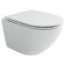Унитаз подвесной Ceramicanova Вихрь (Whirl) торнадо 3.0 сиденье микролифт белый