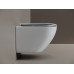 Унитаз подвесной Ceramicanova Вихрь (Whirl) торнадо 3.0 сиденье микролифт белый