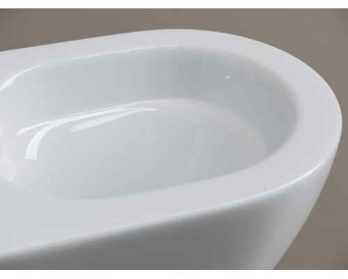 Унитаз подвесной Ceramicanova Вихрь (Whirl) торнадо 3.0 сиденье микролифт белый