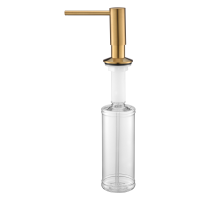 Дозатор для моющего средства Paulmark Decus D004-BG Брашированное золото