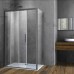 Душевой уголок Vincea Soft, 1100x900, вороненая сталь, стекло прозрачное