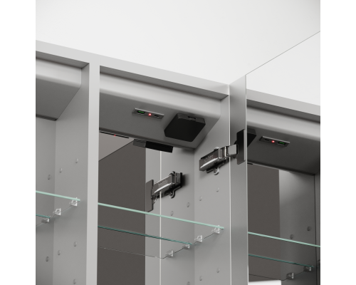 Зеркальный шкаф для ванной Sancos Evoke 900x700х136 мм с LED подсветкой, SC8090