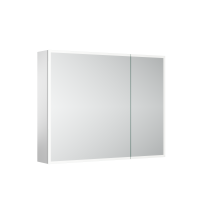 Зеркальный шкаф для ванной Sancos Evoke 900x700х136 мм с LED подсветкой, SC8090