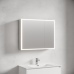 Зеркальный шкаф для ванной Sancos Evoke 900x700х136 мм с LED подсветкой, SC8090