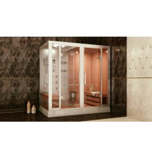 Кабина с финской сауной FRANK F914R правосторонняя 150x120 см