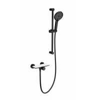 Смеситель для душа с гарнитуромWonzon&Woghand, Черный матовый