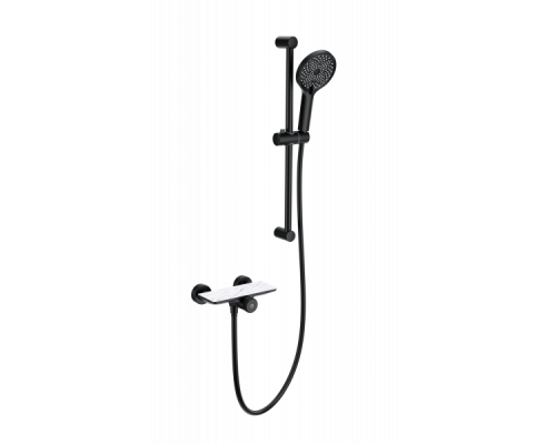 Смеситель для душа с гарнитуромWonzon&Woghand, Черный матовый