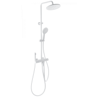 Душевая система с термостатом Wonzon&Woghand The ONE, Белый матовый WW-B3094-MW
