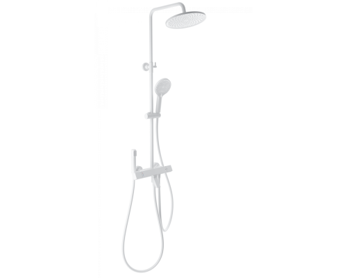 Душевая система с термостатом Wonzon&Woghand The ONE, Белый матовый WW-B3094-MW