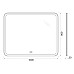 Зеркало BelBagno SPC-MAR-1000-800-LED-TCH-WARM с подсветкой с подогревом с сенсорным выключателем
