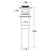 Донный клапан для накладных раковин BelBagno BB-PCU-02-IN