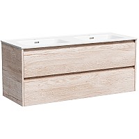 Тумба под раковину Sancos Libra 120 LB120-2EG подвесная Дуб галифакс натуральный