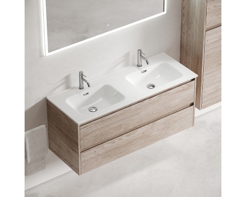 Тумба под раковину Sancos Libra 120 LB120-2EG подвесная Дуб галифакс натуральный