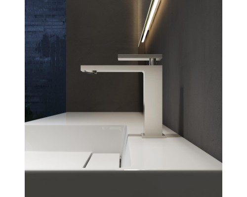 Смеситель для раковины Vincea Dice VBF-2DS1BN однорычажный, сатин