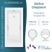 Ванна из литьевого мрамора Delice Diapason 170х75 матовая с ручками Хром