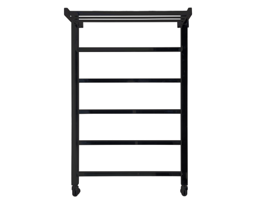 Полотенцесушитель водяной Comfysan Marte-K W-6 80/50 с полкой, черный