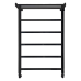 Полотенцесушитель водяной Comfysan Marte-K W-6 80/50 с полкой, черный