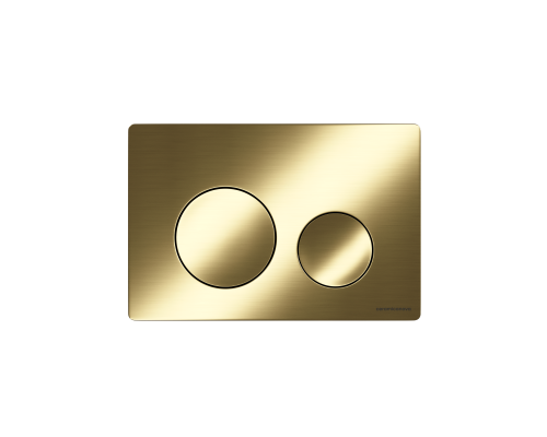 Кнопка смыва Ceramicanova Balance, брашированное золото