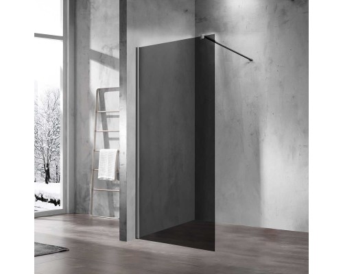 Душевая перегородка Vincea Walk-In VSW-1H110CGGM, 1100x2000, сталь, стекло тонированное