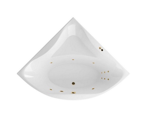 Ванна гидромассажная EXCELLENT Glamour 150x150 LINE золото