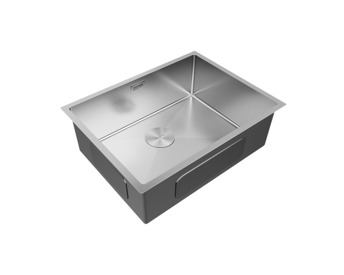 Мойка для кухни Paulmark NEXT-580 PM215844-BS брашированная сталь 580х440