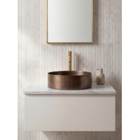 Раковина ALTROBAGNO Луна (Luna) 001004 BrAn из нержавеющей стали