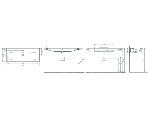 Раковина накладная ISVEA Sistema S 101, белый глянцевый 10SS50121SV