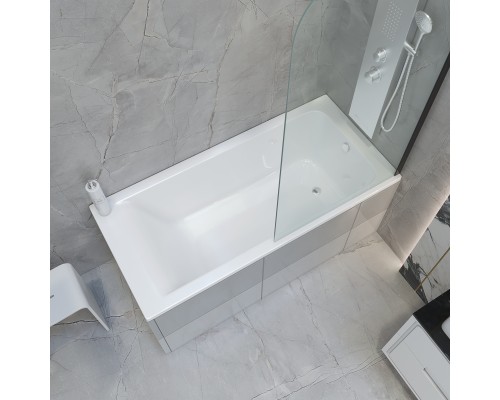 Ванна пристенная Taliente Egoista 1600x700 из искусственного камня