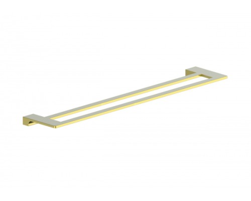 Полотенцедержатель двойной Wonzon&Woghand, Глянцевое золото