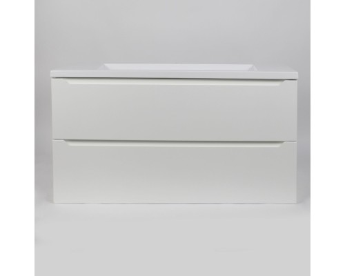 Тумба под раковину 100 см, Uperwood Tanos, белая матовая