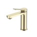 Смеситель для раковины Vincea Arco VBF-4AR01BG, брашированное золото
