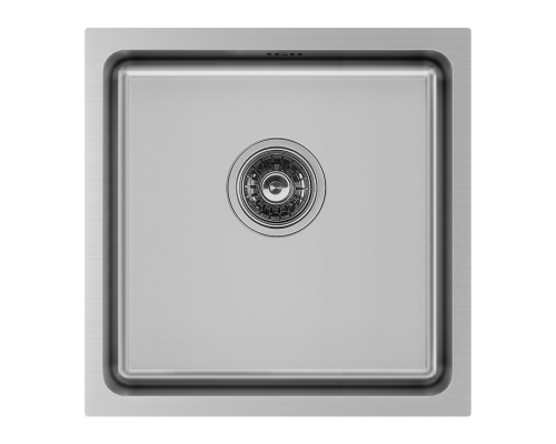Кухонная мойка Paulmark Lassan 44 PM304444-BS Брашированная сталь