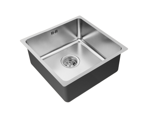 Кухонная мойка Paulmark Lassan 44 PM304444-BS Брашированная сталь
